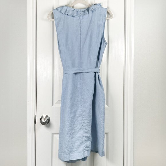 Talbots Light Blue Ruffle Dress - Picture 7 of 7